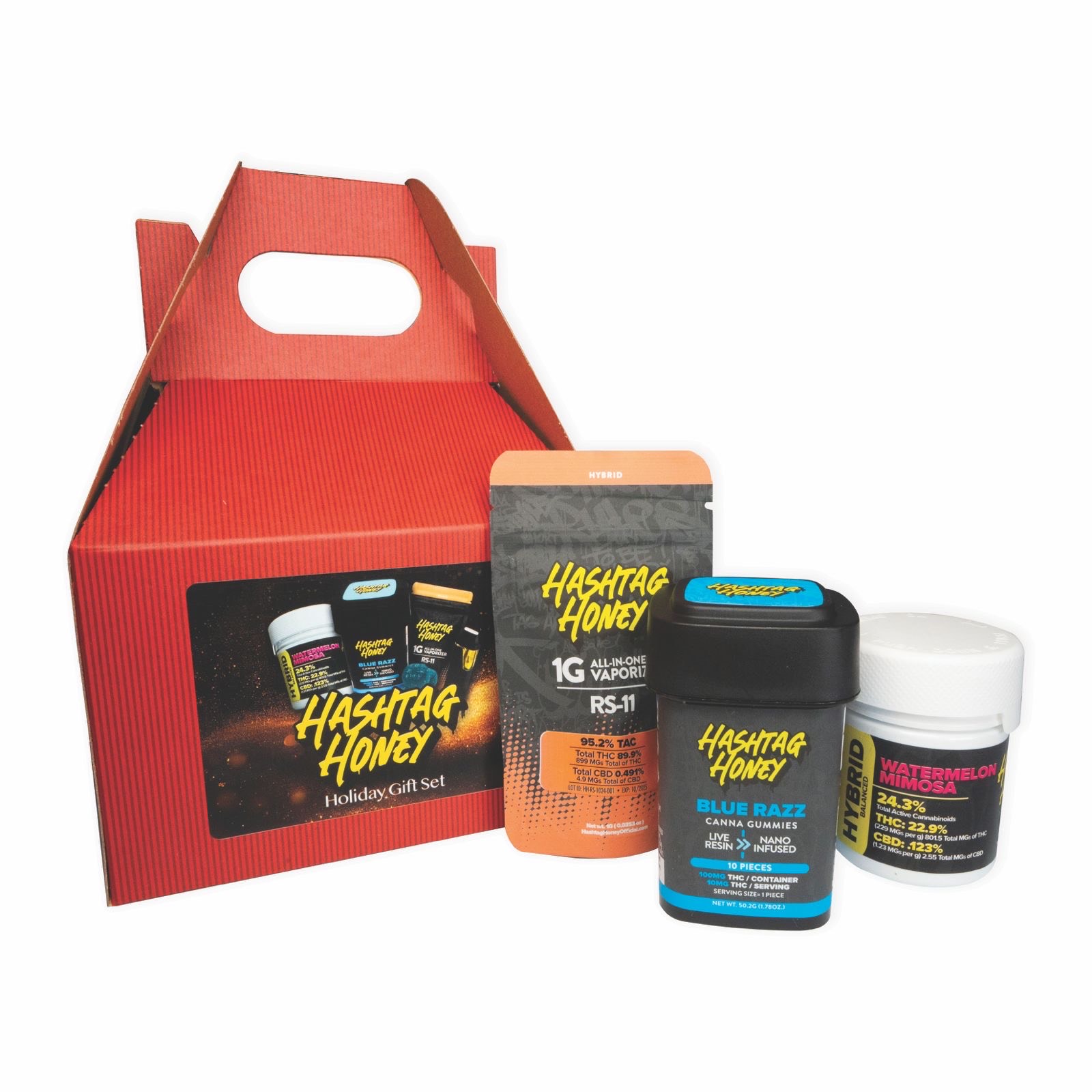 Photograph of product: au chocolattag Honey Holiday Box - 4.6g
