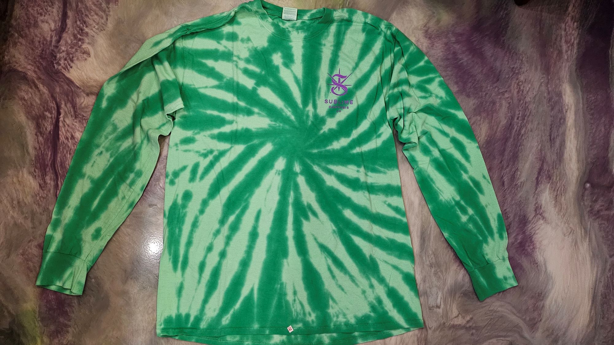 Photograph of product: TIE-DYE LONG SLEEVE SHIRT