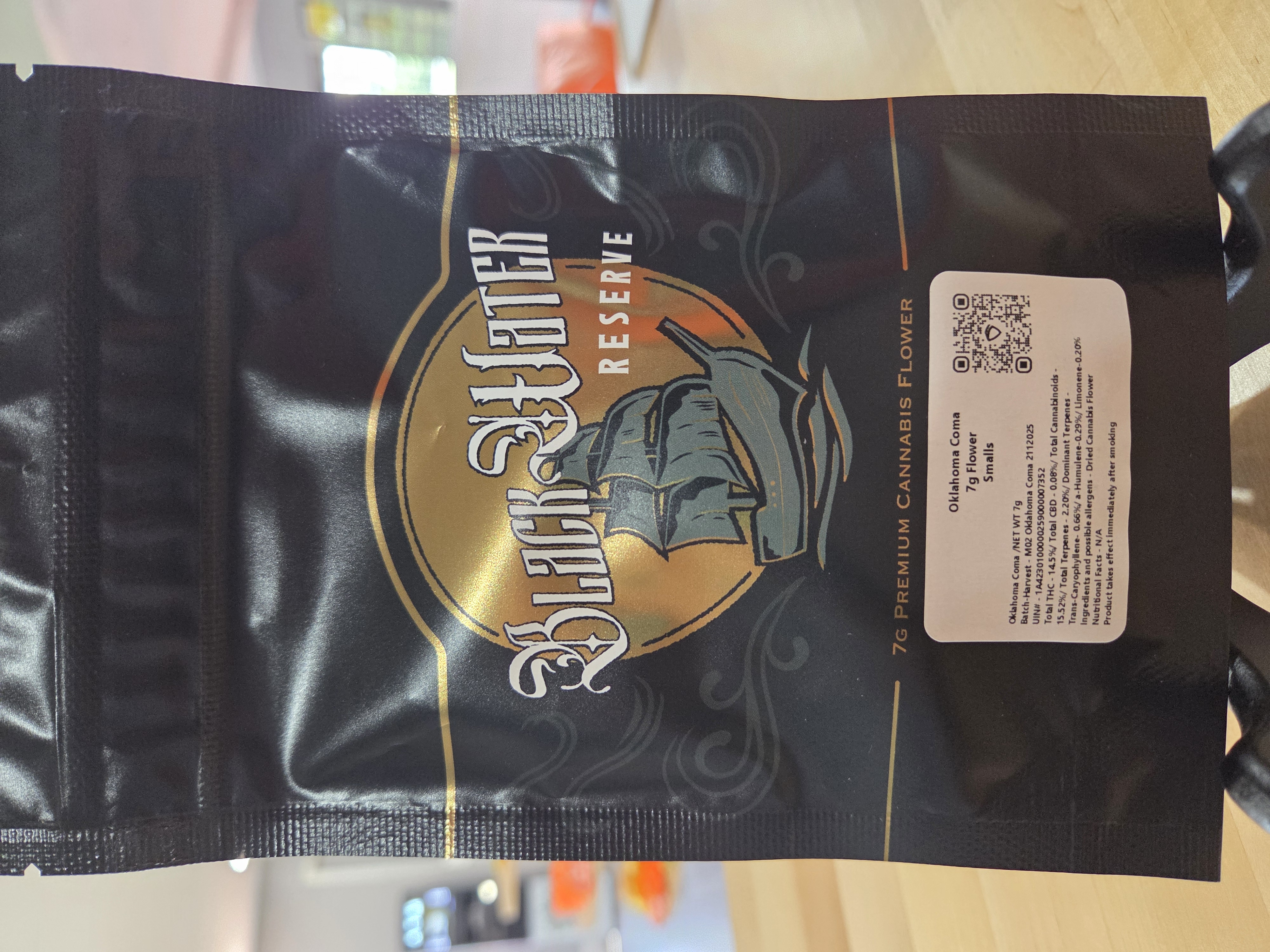 Photograph of product: Blackwater Reserve-Oklahoma Coma Oui'd Hybrid - 7g