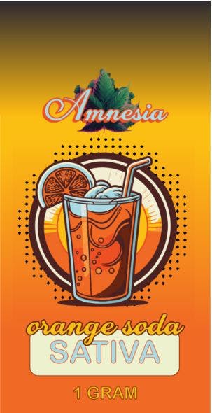Photograph of product: AMNESIA | VAPE CART | 1G | ORANGE SODA