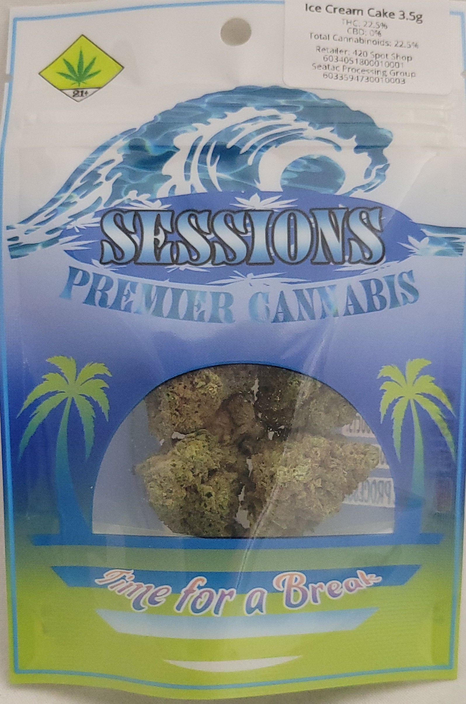 Photograph of product: Ice Cream Cake | 3.5g