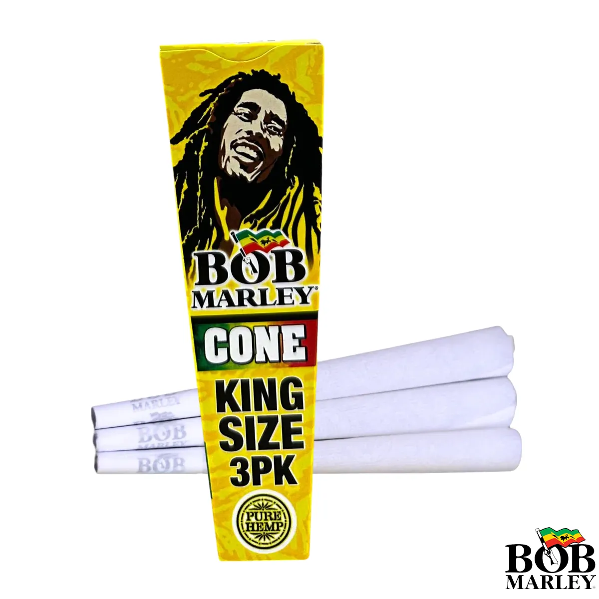 Photograph of product: Bob Marley | King Size Cone | 3pk