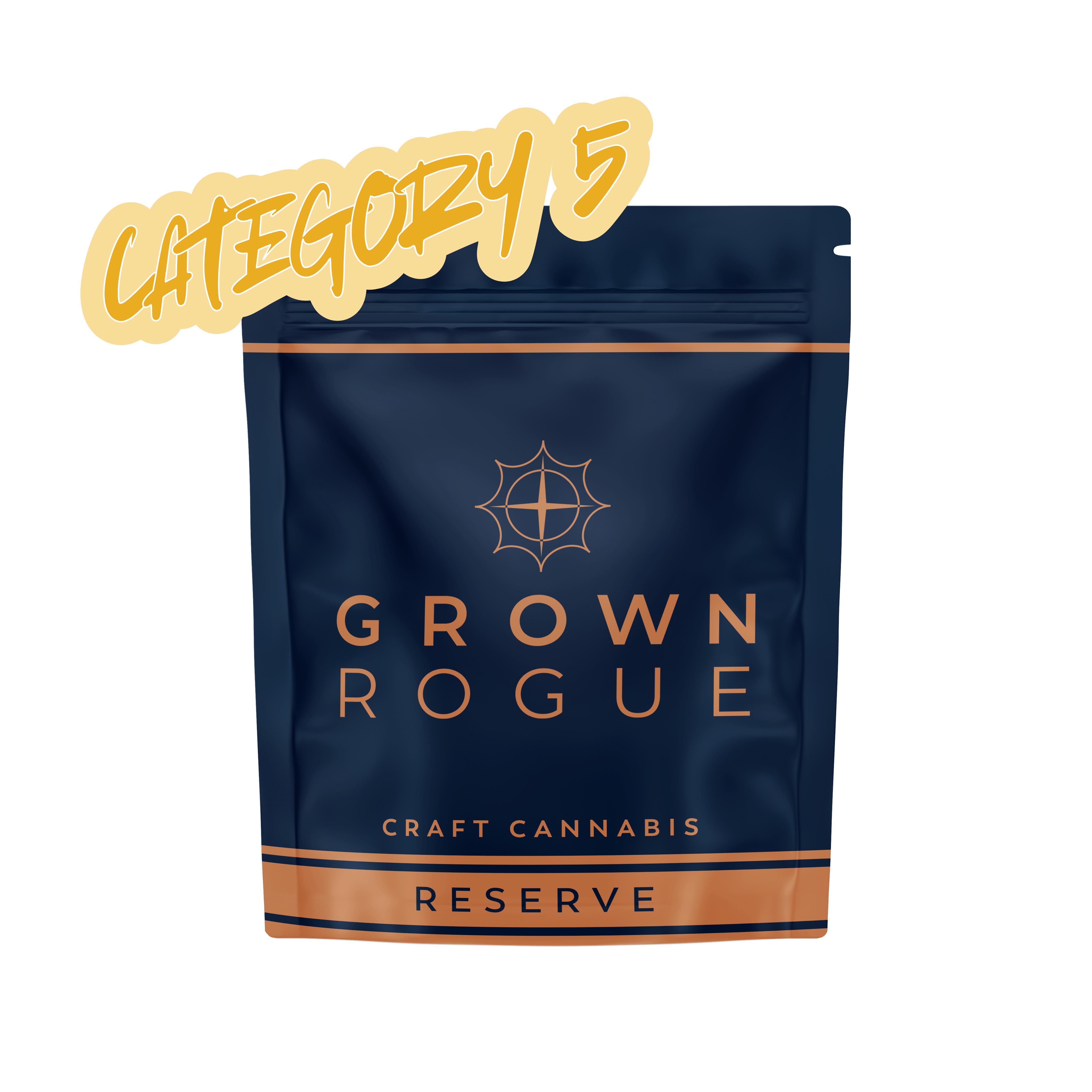 Photograph of product: Grown Rogue - Category 5 - flower - 7g