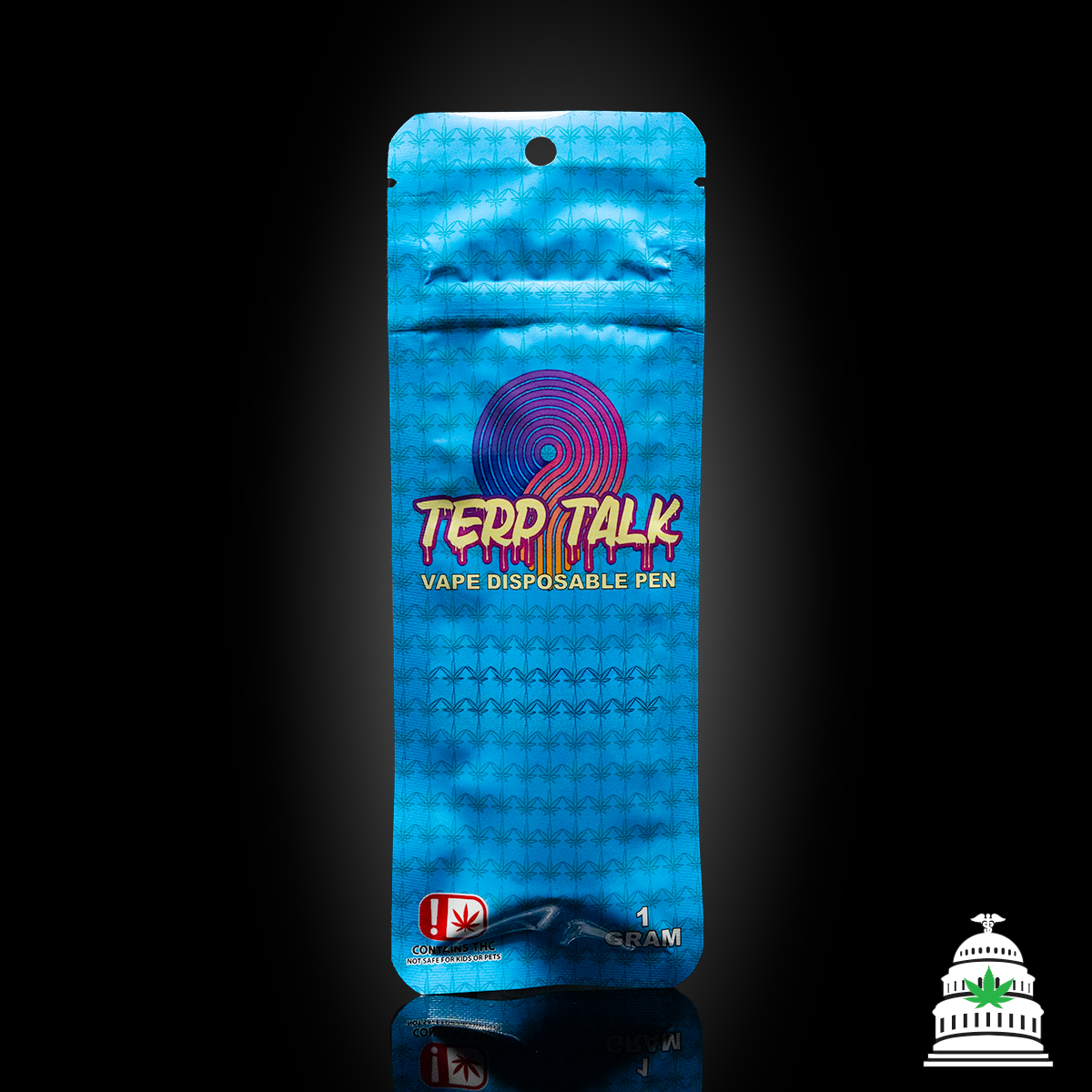 Photograph of product: Blue Razz - Terp Talk Disposable