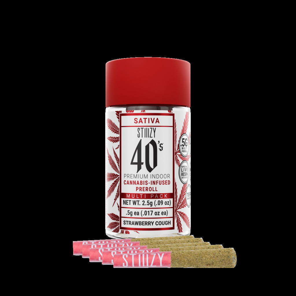 Photograph of product: Strawberry Cough  - ["Preroll 5-Pack"]
