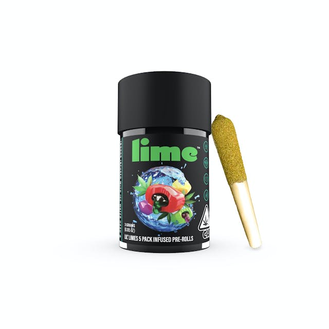 Photograph of product: Gushers Lil' Limies - Infused Preroll Pack