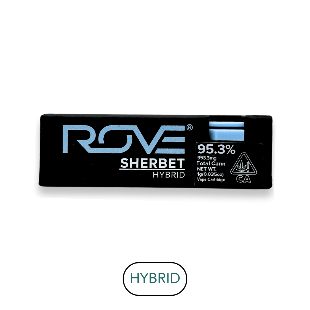 Photograph of product: Rove - Sherbet H - Vape Cart - 0.5g