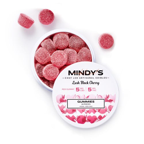 Photograph of Product: 1:1 Lush Black Cherry Gummies - 20 Pack