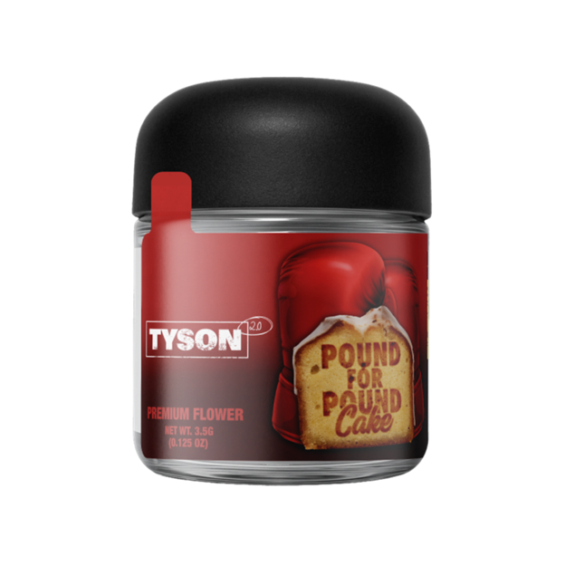 Photograph of product: Tyson - Pound for Pound Cake - Flower - 3.5g