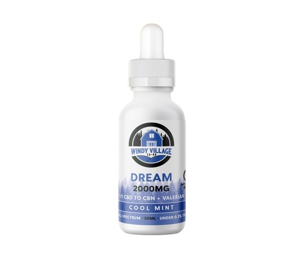 Photograph of product: Dream Cool Mint Tincture CBD:CBN 1:1 2000MG