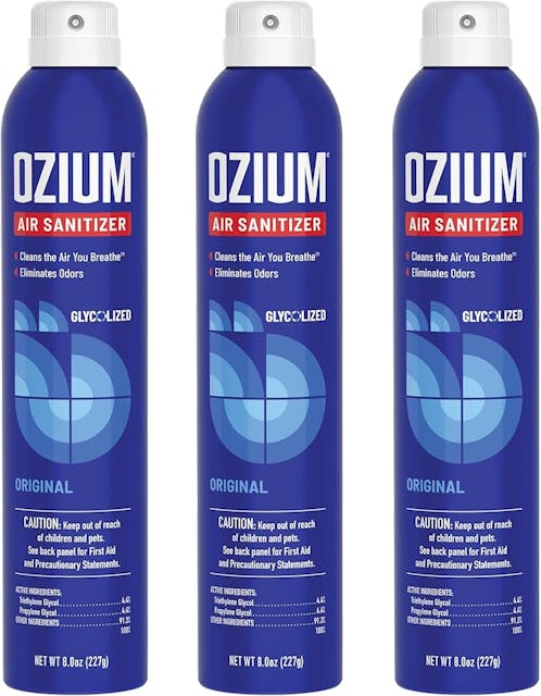 Photograph of product: Ozium Air Sanitizer Spray (8oz) Original Scent - Ozium Air Sanitizer Spray (8oz) Original Scent