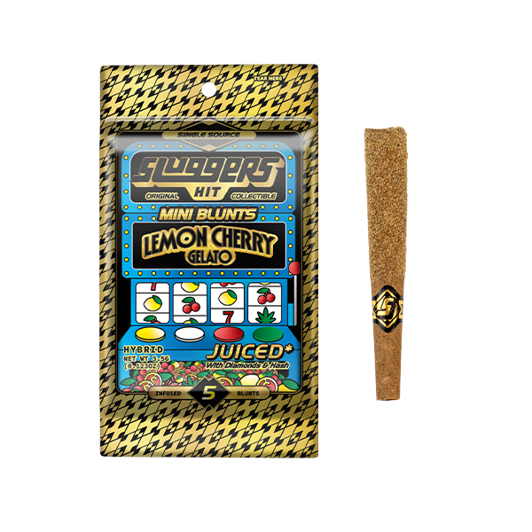Photograph of product: .7G 5PK - MINI BLUNTS - LEMON CHERRY GELATO