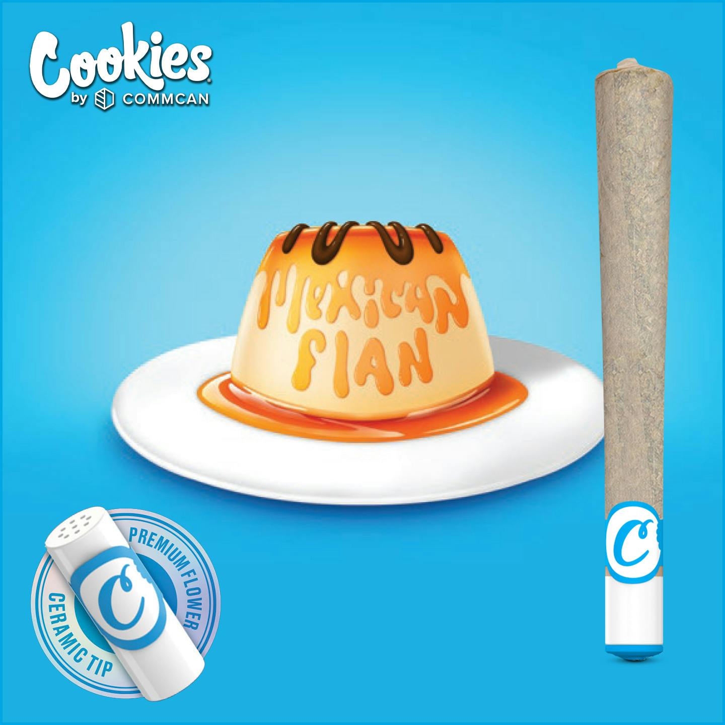 Photograph of product: Mexican Flan Pre-Roll Ceramic Tip