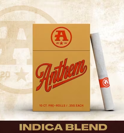 Photograph of product: Anthem | Pre-Rolls | 10pk | Oui'd