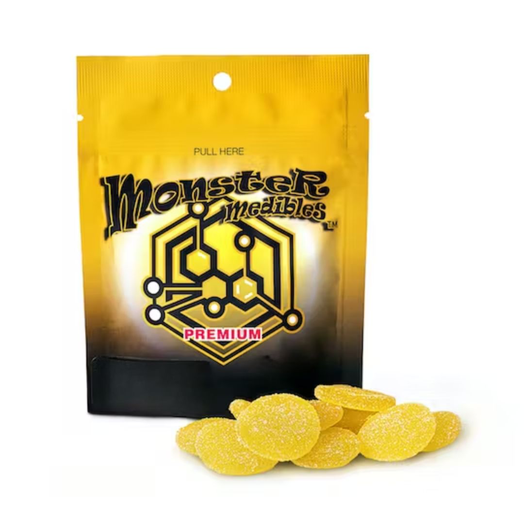 Photograph of product: Monster X | Oui'd Gummies | Blueberry | 200mg