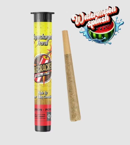 Photograph of product: Firecracker Watermelon Splash 1g Infused Preroll