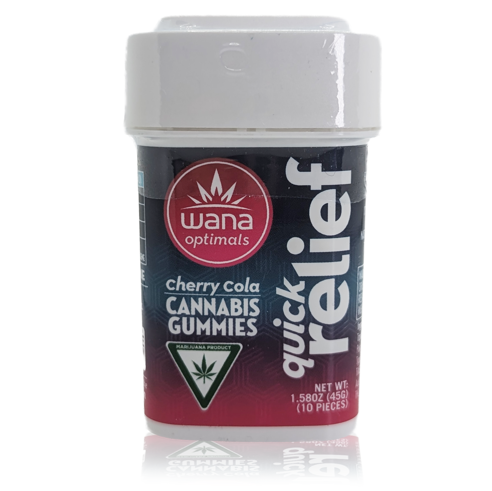Photograph of product: CHERRY COLA - QUICK RELIEF - 50MG CBC + 50MG CBG + 50MG THC + 10MG B-CARYOPHYLLENE