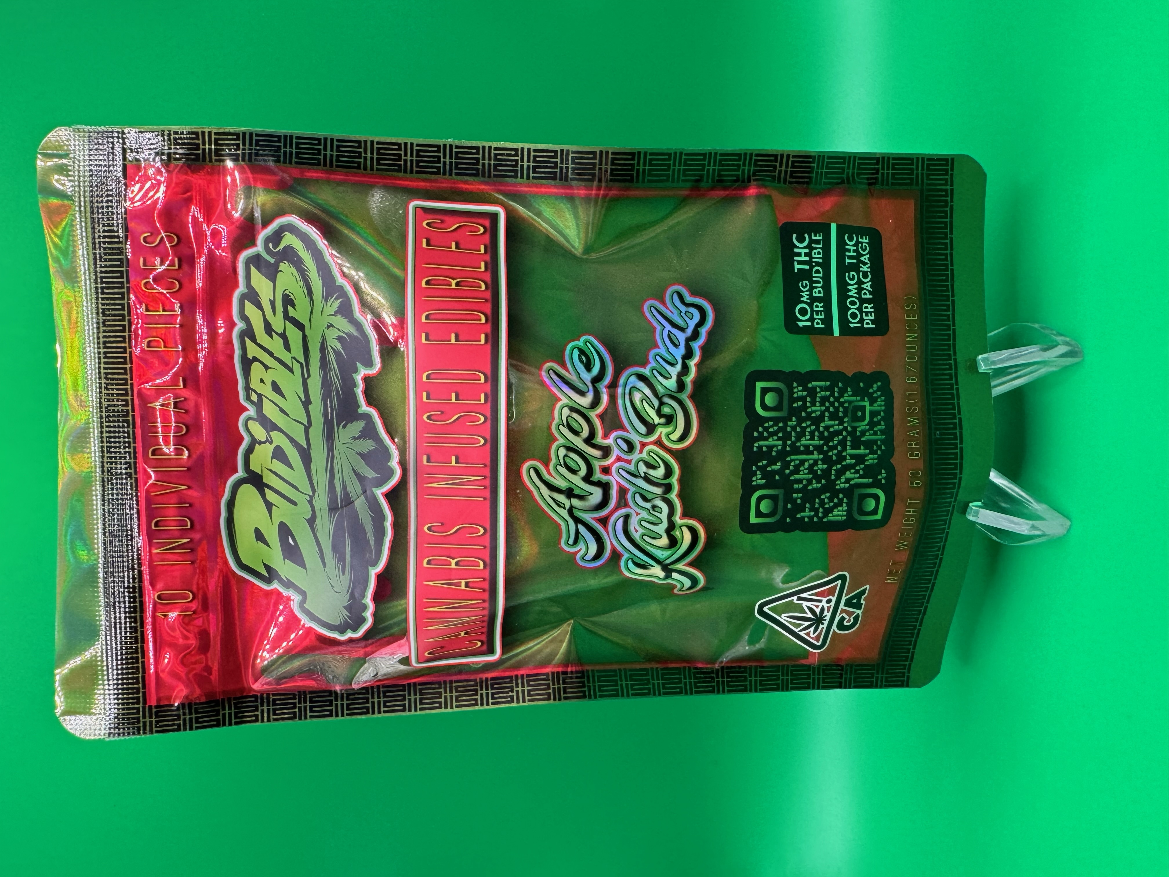 Photograph of product: Apple Kush Buds