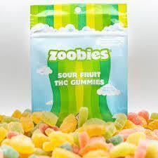Photograph of product: Pyramid - Zoobies Sour Fruit 100mg - 100mg
