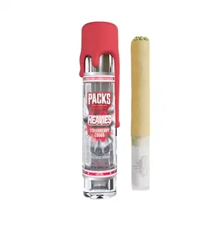Photograph of product: Packs | Strawberry Cough Heavies Infused | Preroll | 2.5g