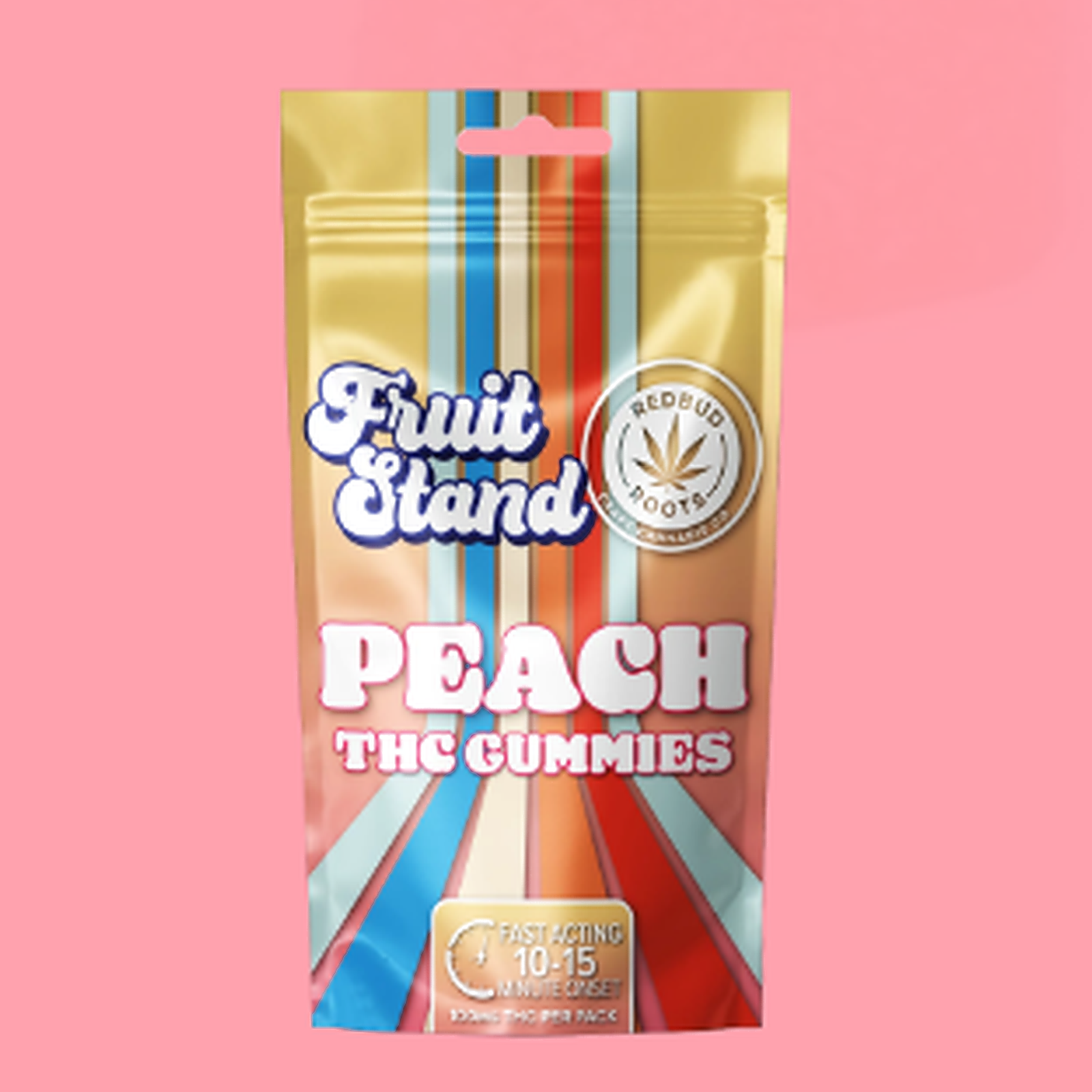 Photograph of Product: Fruit Stand | Peach Fast Acting Gummies 10Pk - Hybrid