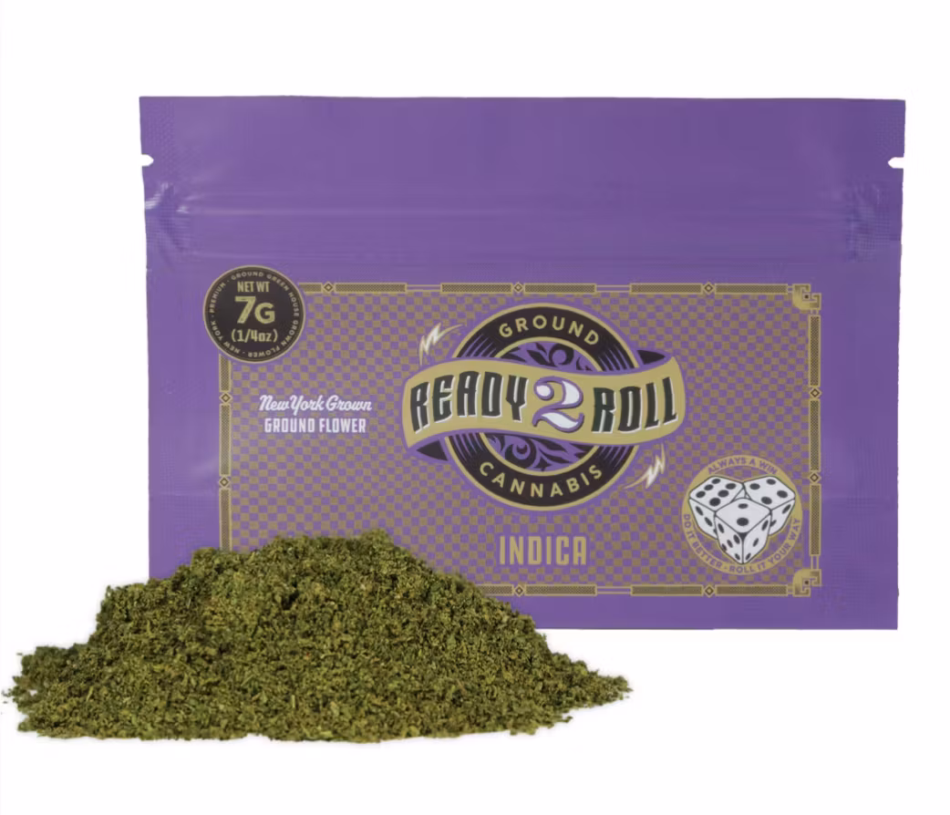Photograph of product: READY 2 ROLL | GROUND FLOWER POUCH | Oui'd - 7g