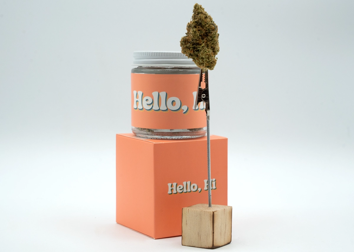 Photograph of product: Hello, Hi - Blueberry Headband - 3.5g