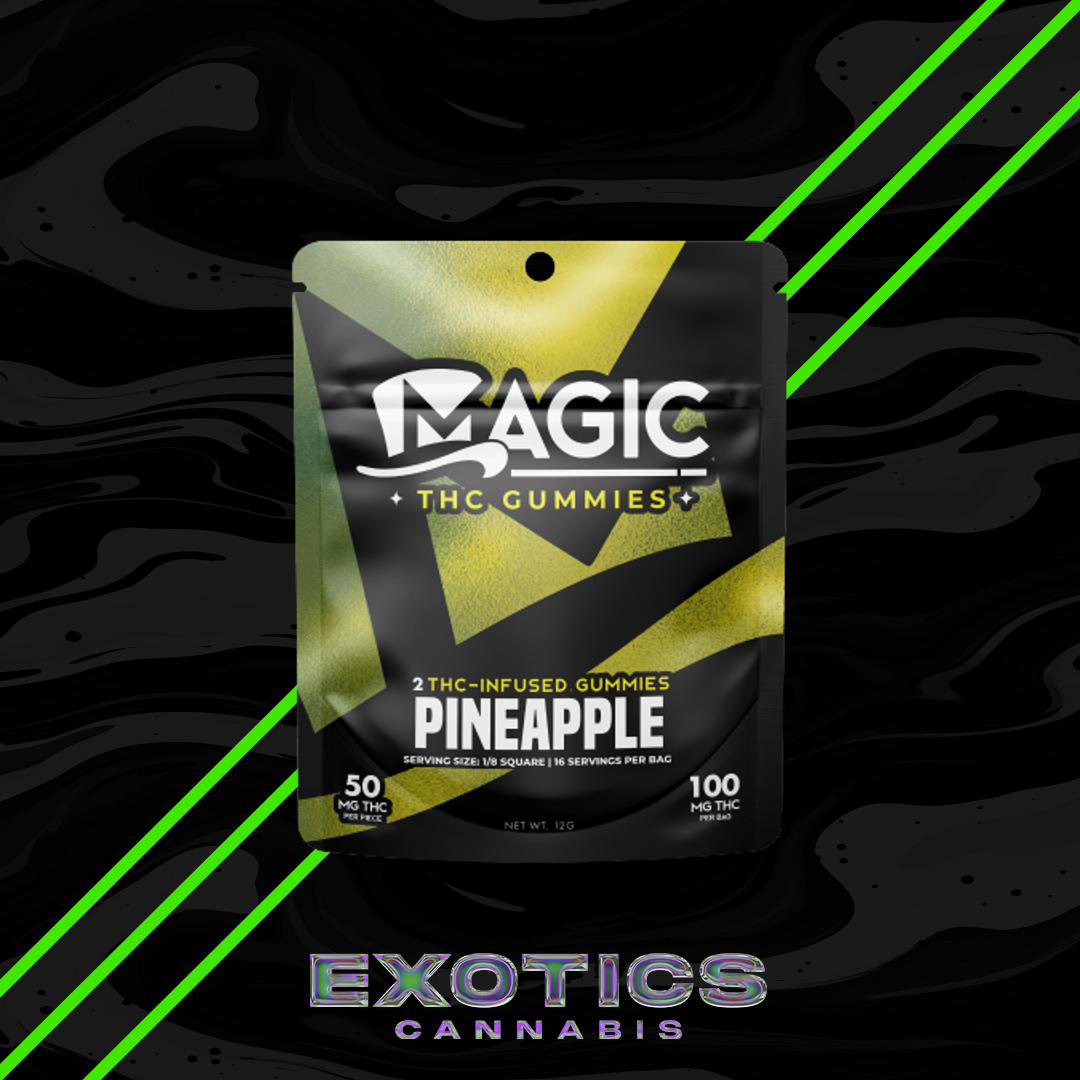 Photograph of Product: Magic - Pineapple Gummies 200mg (5/$14)