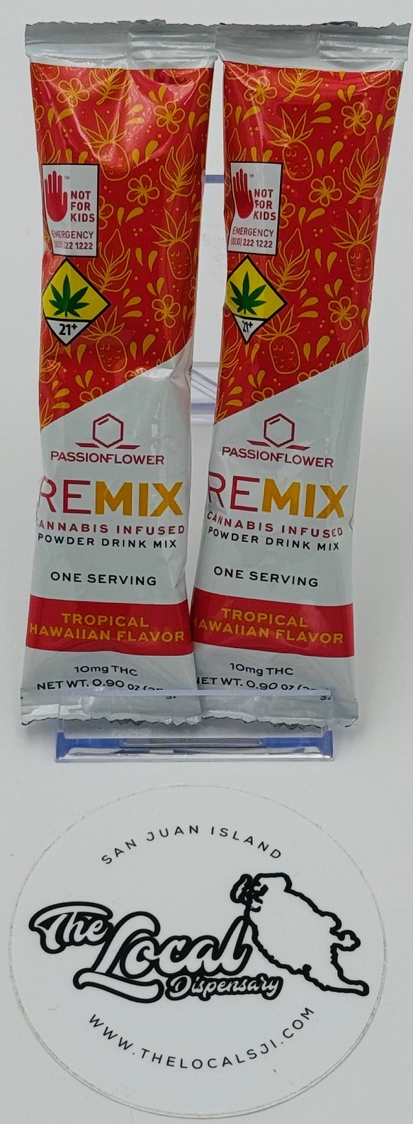 Photograph of product: Tropical Hawaiian Remix Powder Drink