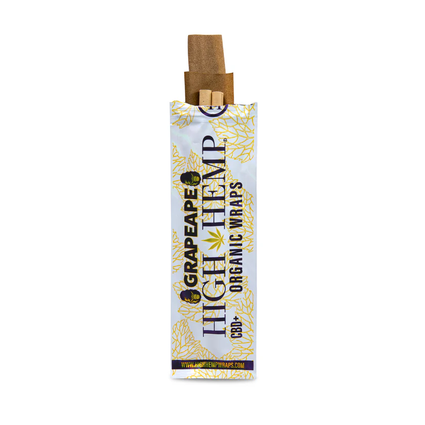 Photograph of product: High Hemp - GRAPE APE ORGANIC WRAPS - 2pk - Paraphernalia