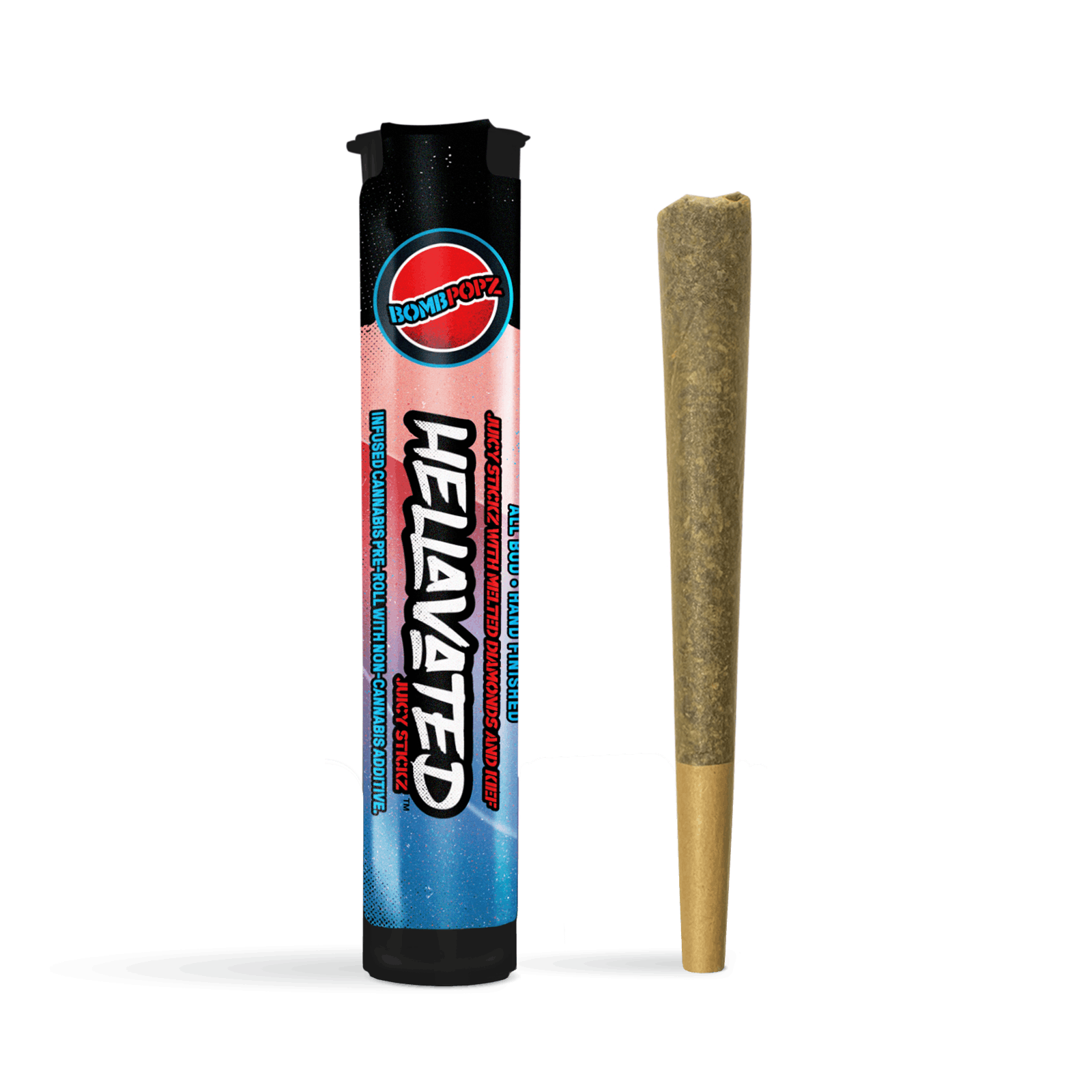 Photograph of product: Hellavated Bomb Popz Infused PRJ (1ct)