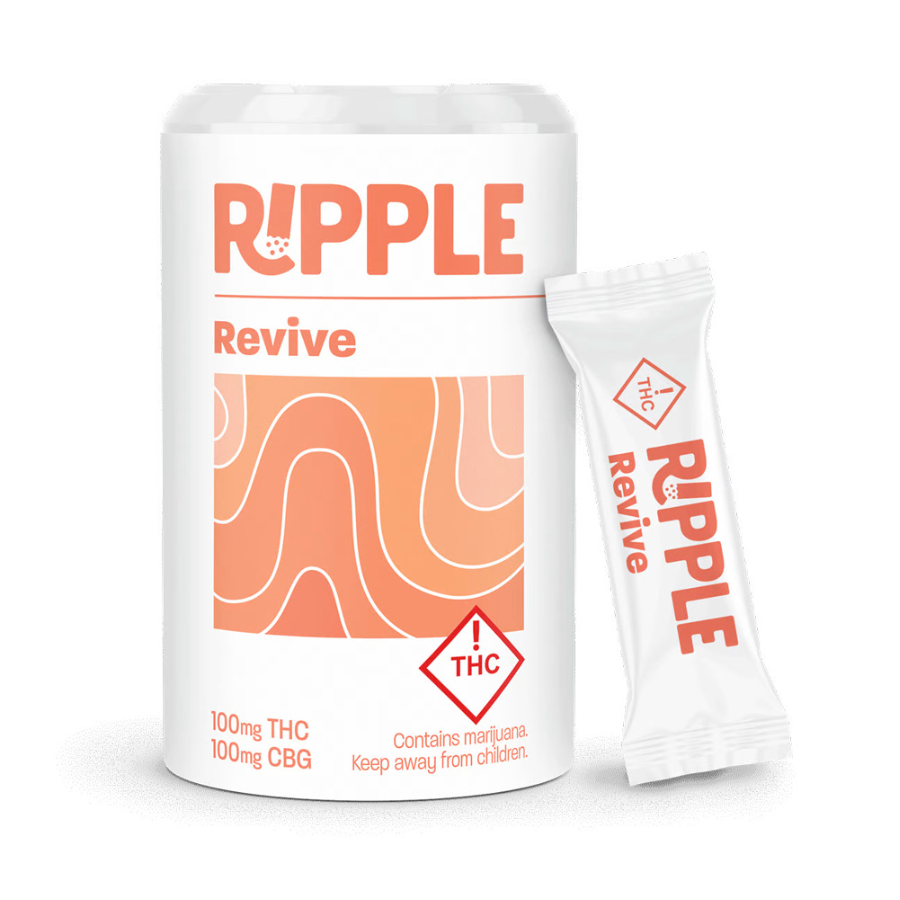 Photograph of product: Ripple Revive - 1:1 100mg TH-oui 100mg CBG