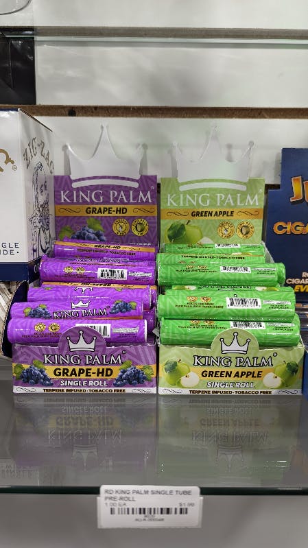 Photograph of product: RD - KING PALM SINGLE TUBE PRE-ROLL
