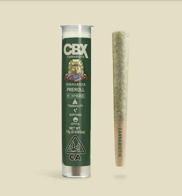 Photograph of product: Highuasca .75g Pre-Roll - 