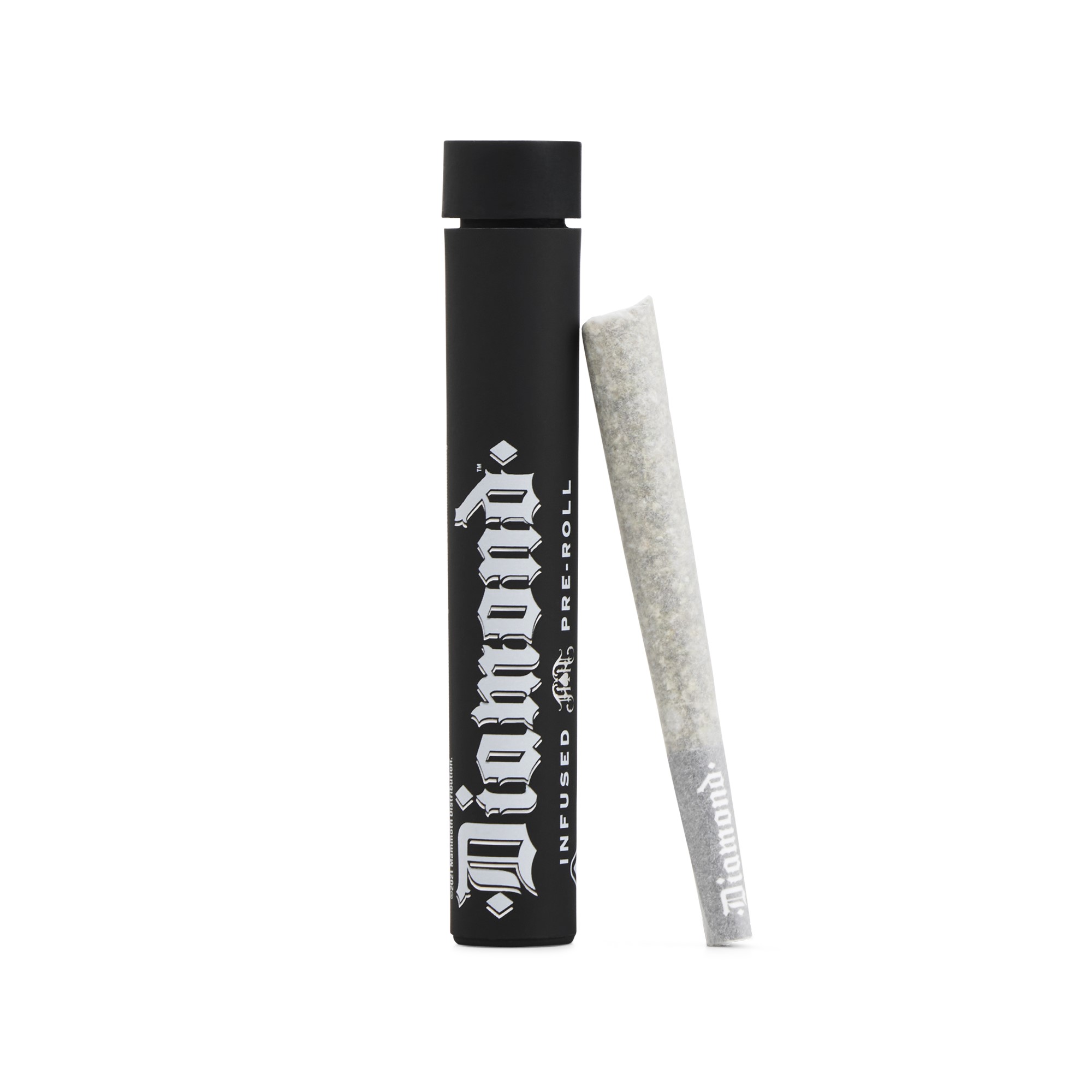 Photograph of product: HEAVY HITTERS DIAMOND INFUSED PREROLL - HARDCORE OG 1G (1CT)