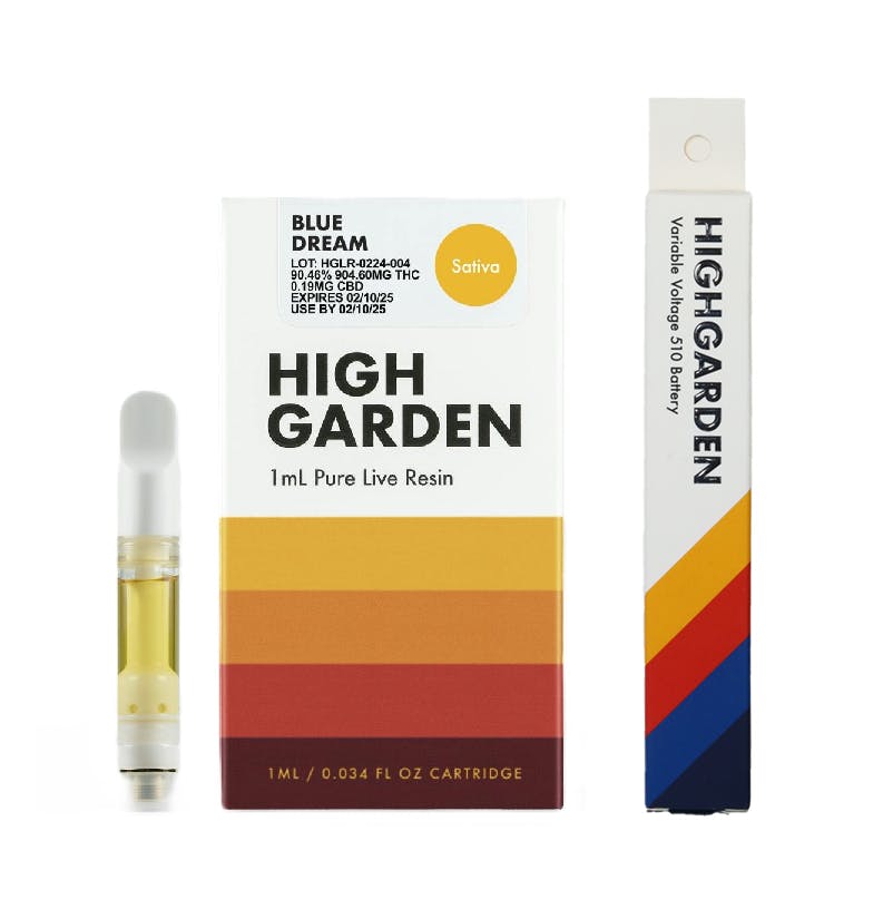 Photograph of Product: Blue Dream | Live Resin Cart | 1ml