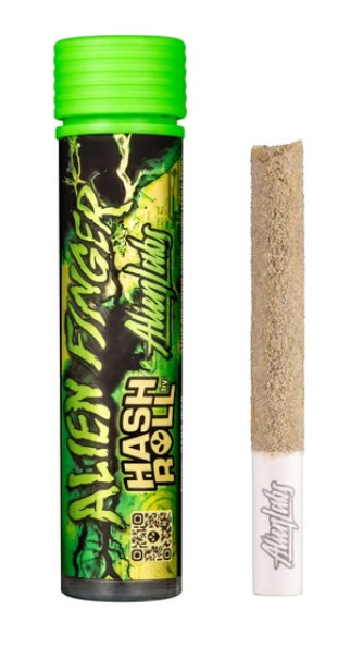 Photograph of product: Biskante x Galactic Grapes x Krypto Chronic -Alien Labs - Alien Finger au chocolat Preroll [H]