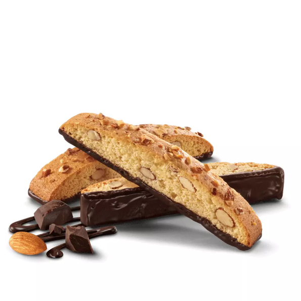 Photograph of product: Almond Dark Chocolate Biscotti