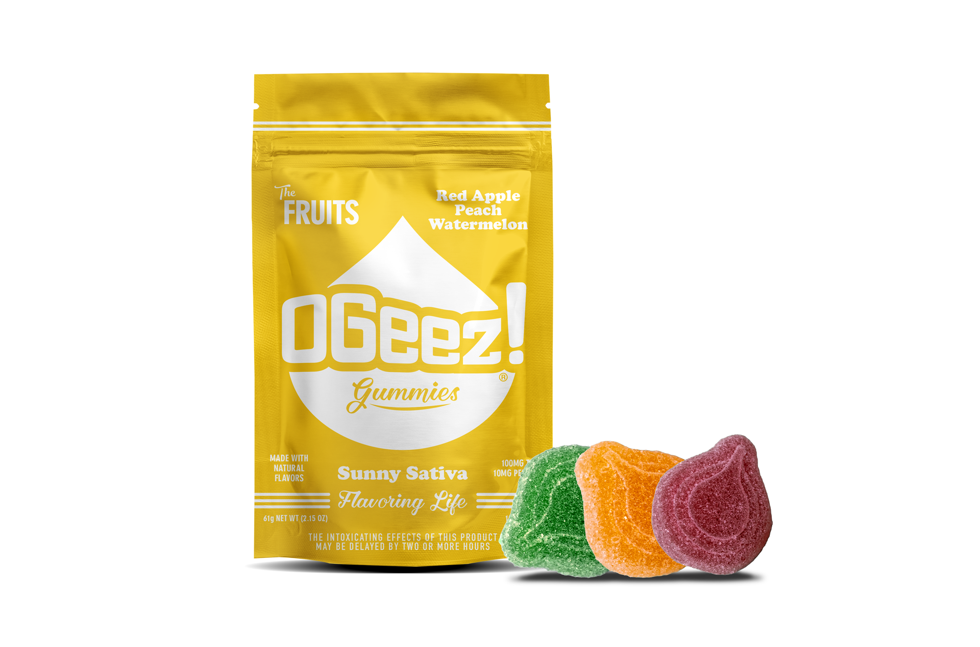 Photograph of product: OGeez - The Fruits, Sunny Oui'd - 100mg