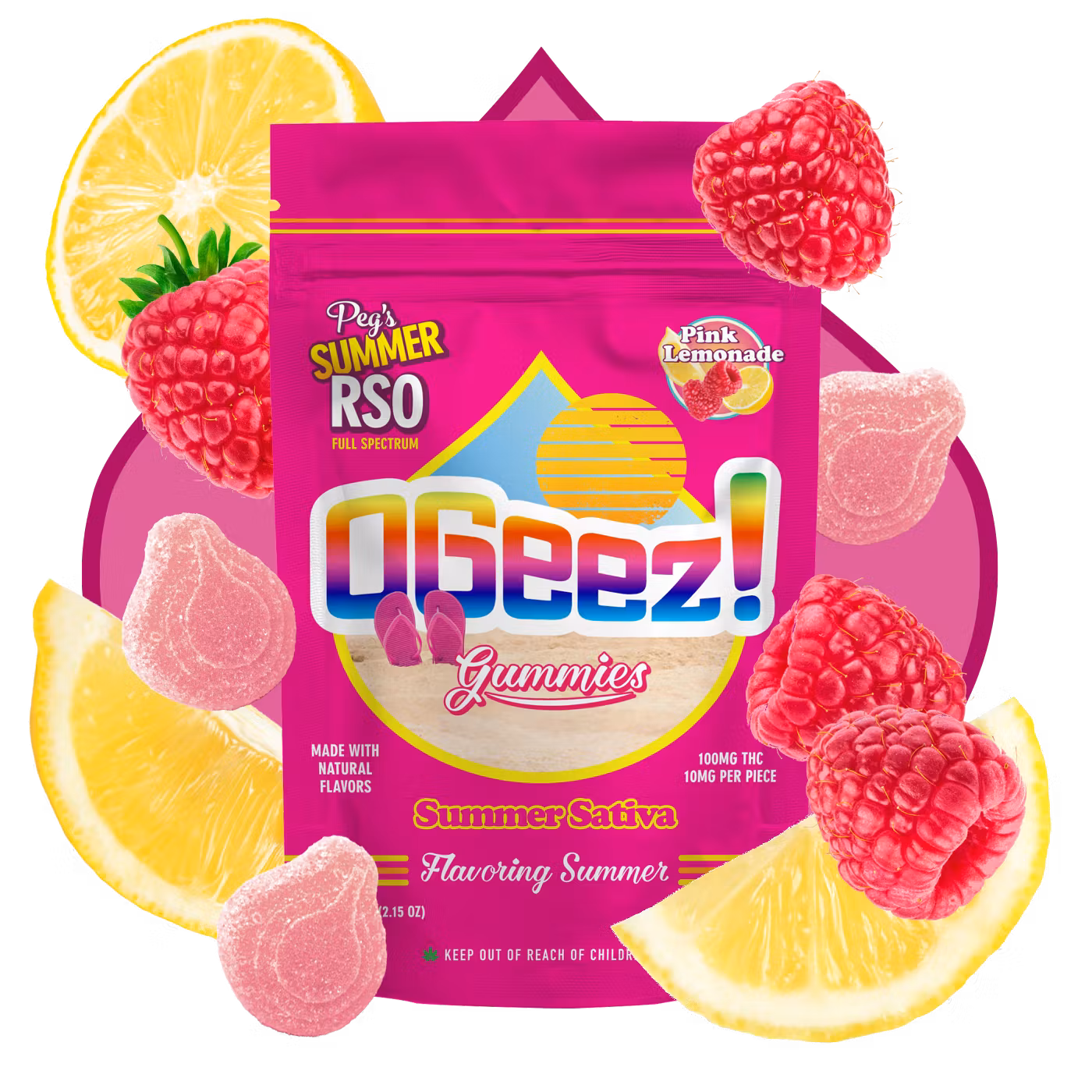 Photograph of product: Summer Pink Lemonade | 100mg