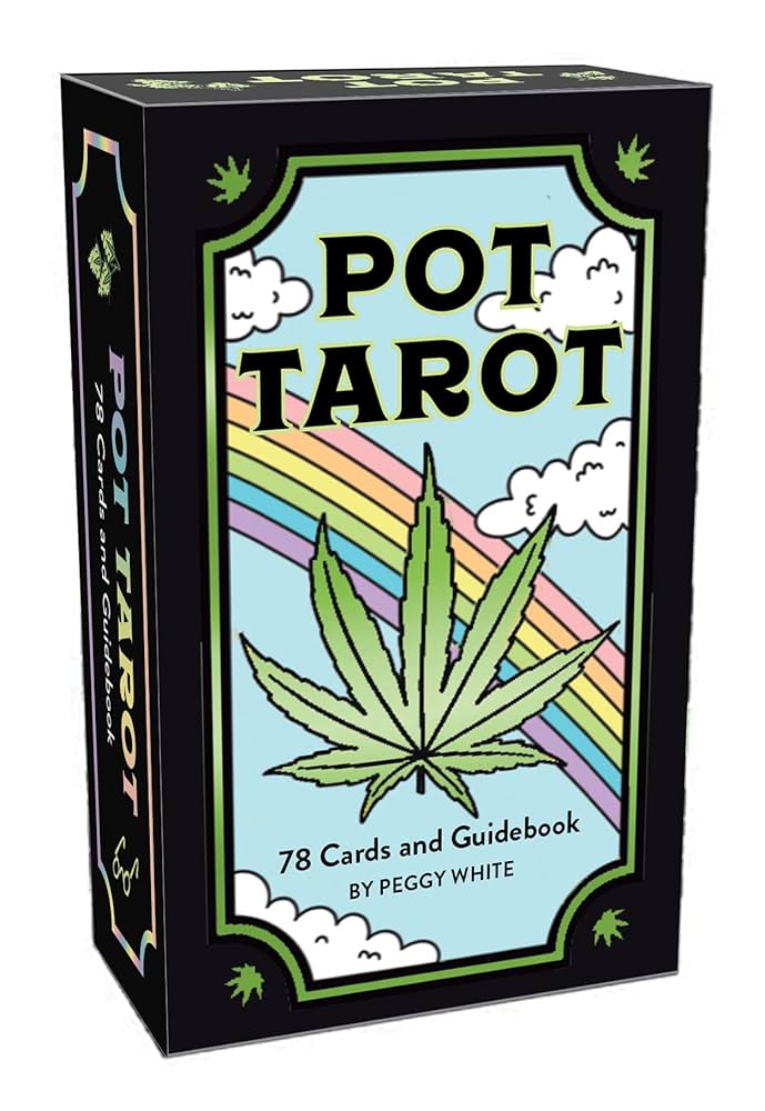 Photograph of product: Peggy White | Pot Tarot Cards | 78 Cards & Guidebook
