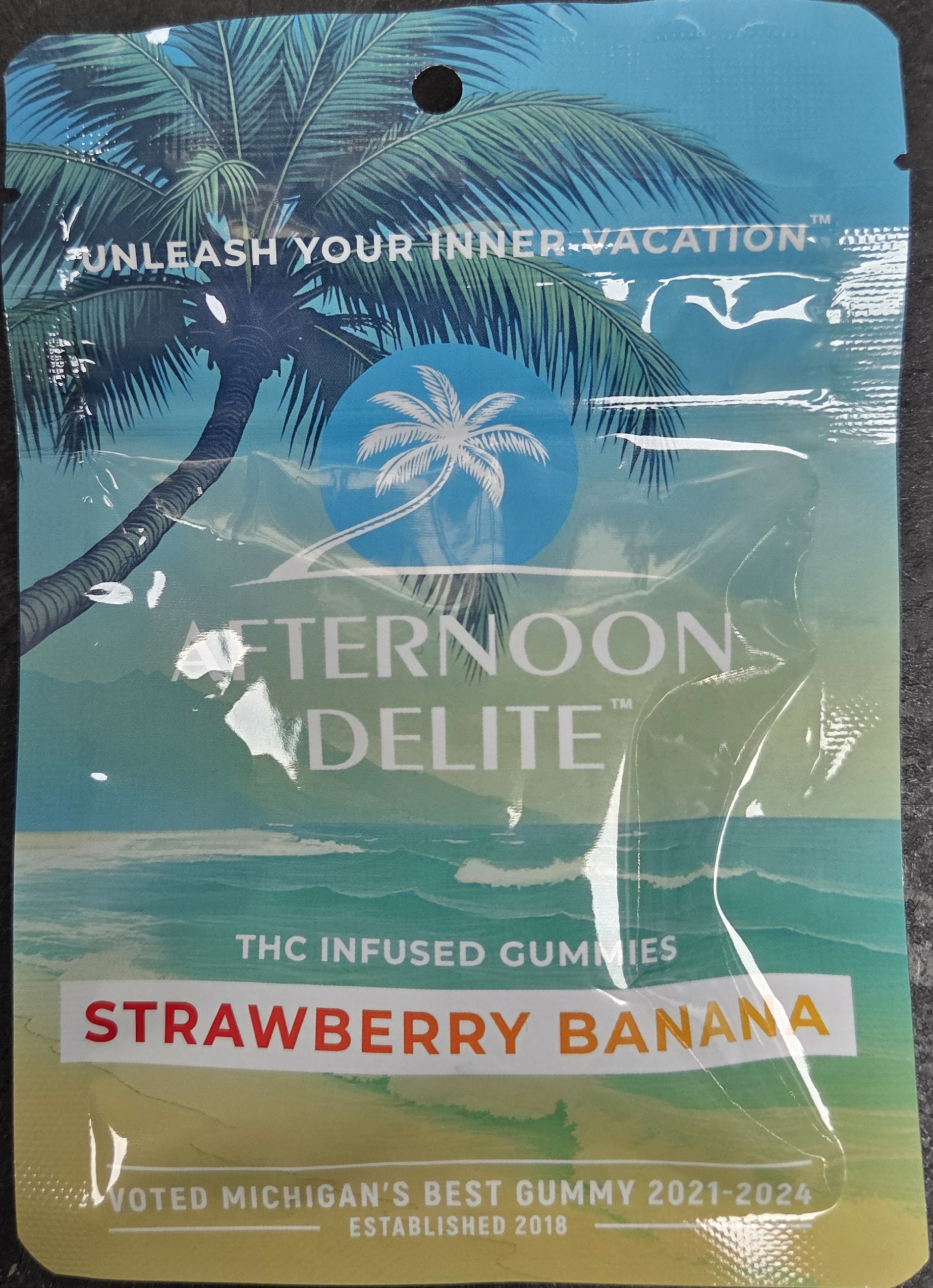Photograph of product: Afternoon Delite - Strawberry Banana - 200mg 2 Pack
