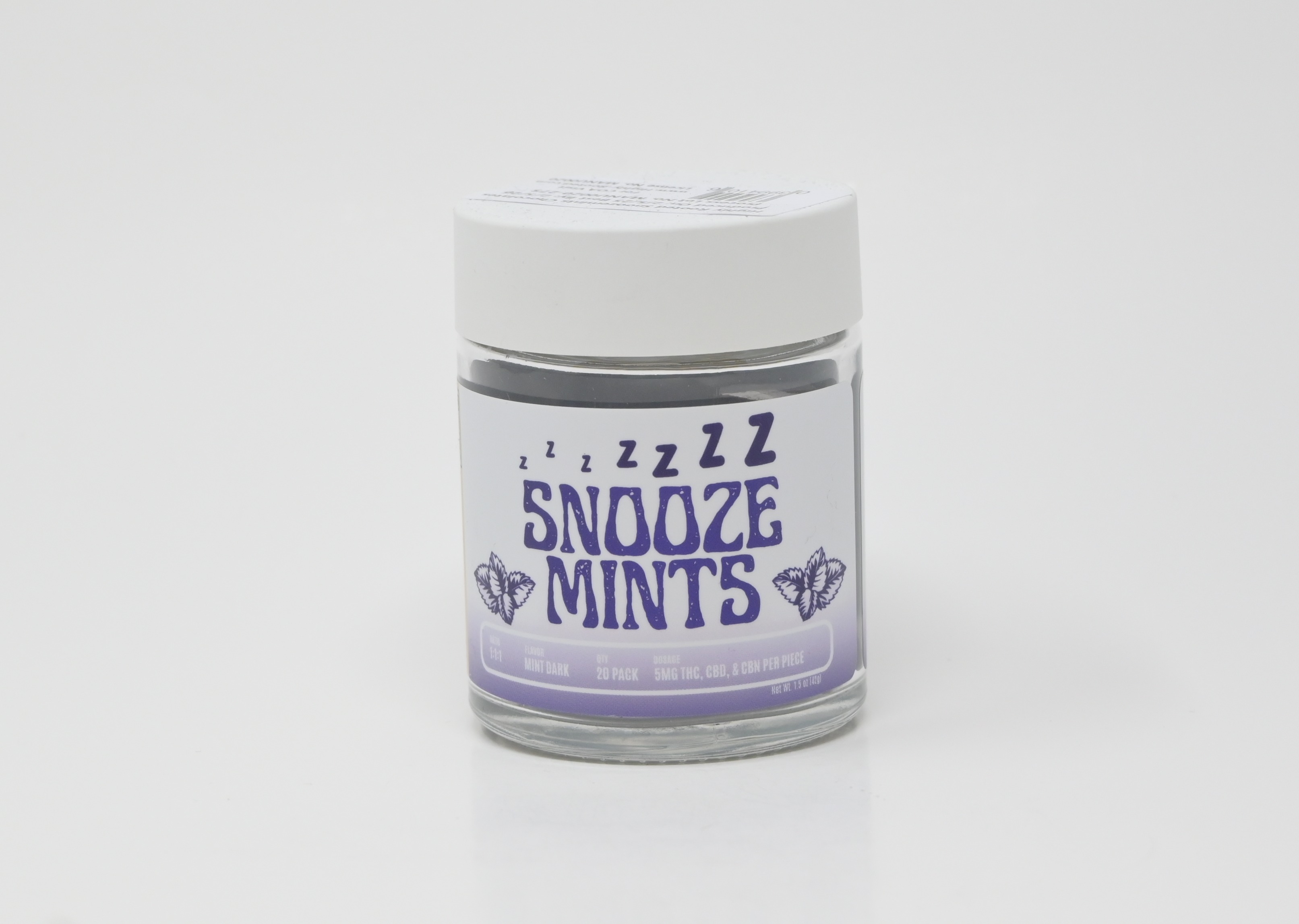 Photograph of product: Highly Rooted | Snoozemints 20pk/5mg TH-oui+CBD+CBN | 100mg