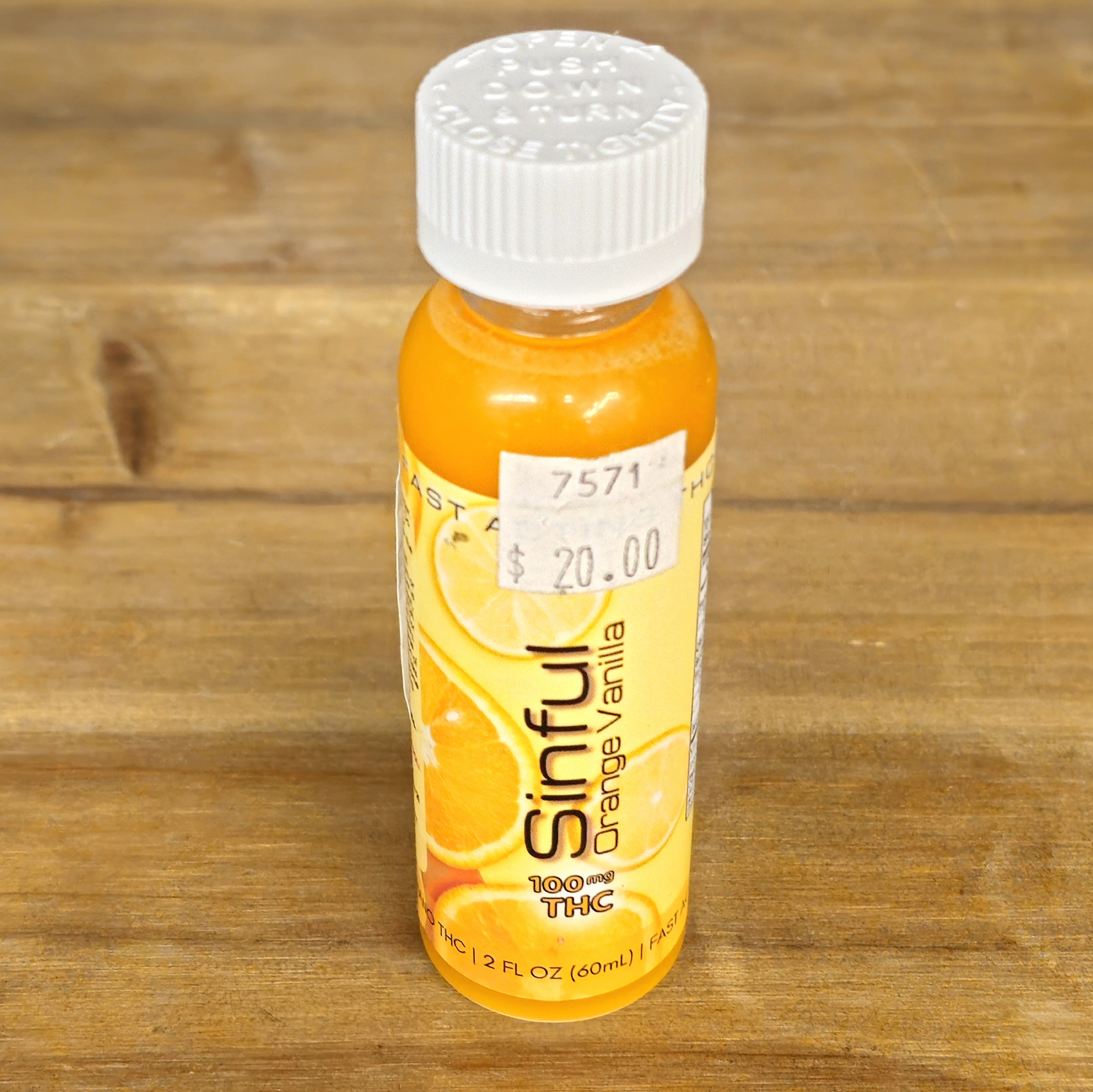 Photograph of product: Sinful | Orange Vanilla | 100MG | 7571