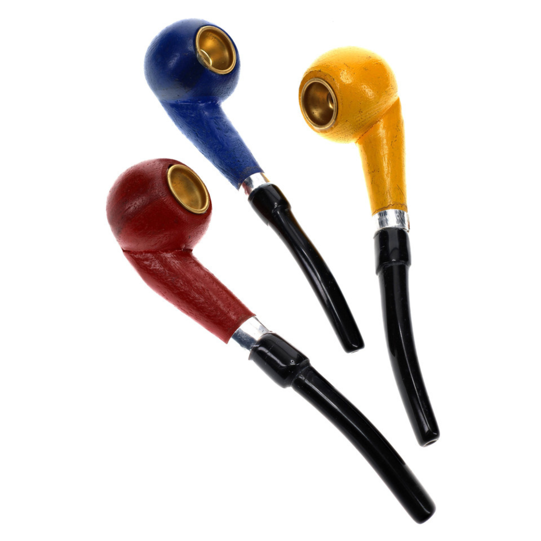 Photograph of product: 5.5" Painted Wood Hand Pipe | Wood |