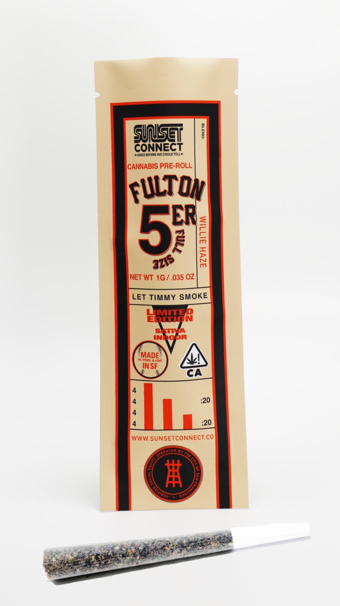 Photograph of product: Sunset Connect - Hyperion Haze - Preroll - - Fulton 5er - Oui'd