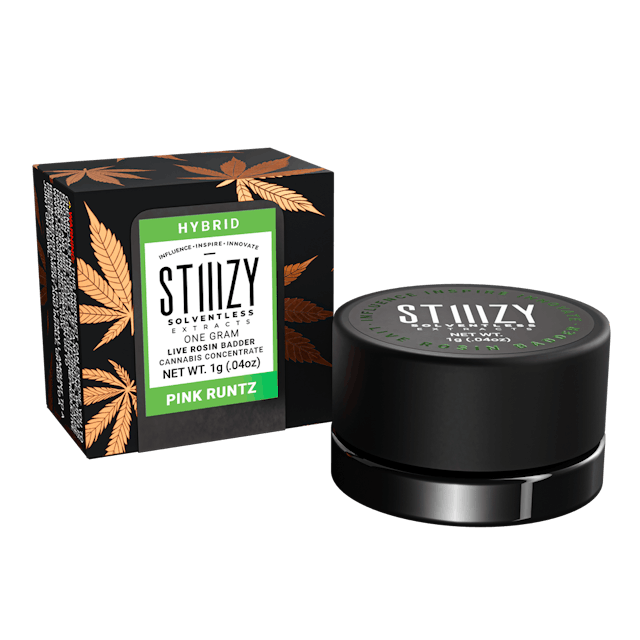 Photograph of product: Pink Runtz | 1G Live Rosin Badder