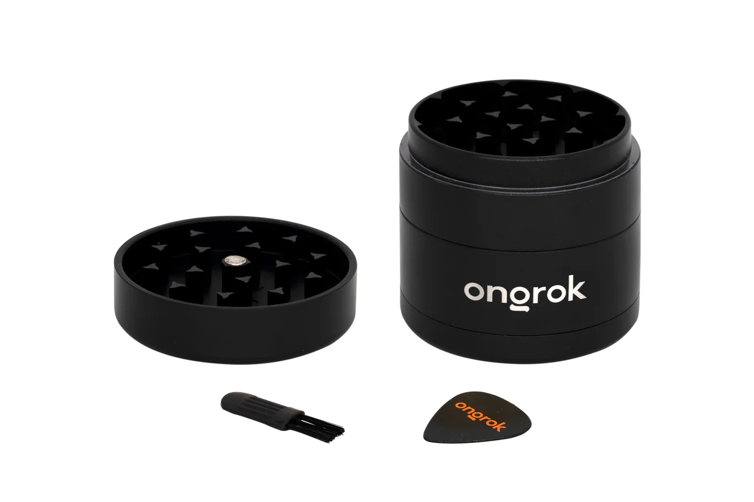Photograph of product: ONGROK - 4pc. Premium EZ Grinder, 63mm, Black