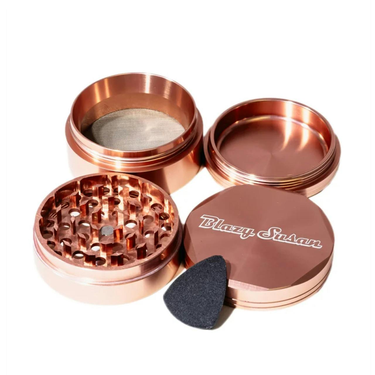 Photograph of product: Blazy Susan 4pc Grinder | Rose Gold