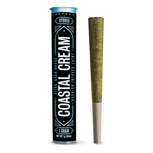 Photograph of product: Coastal Cream Infused Pre-Roll 1g - 